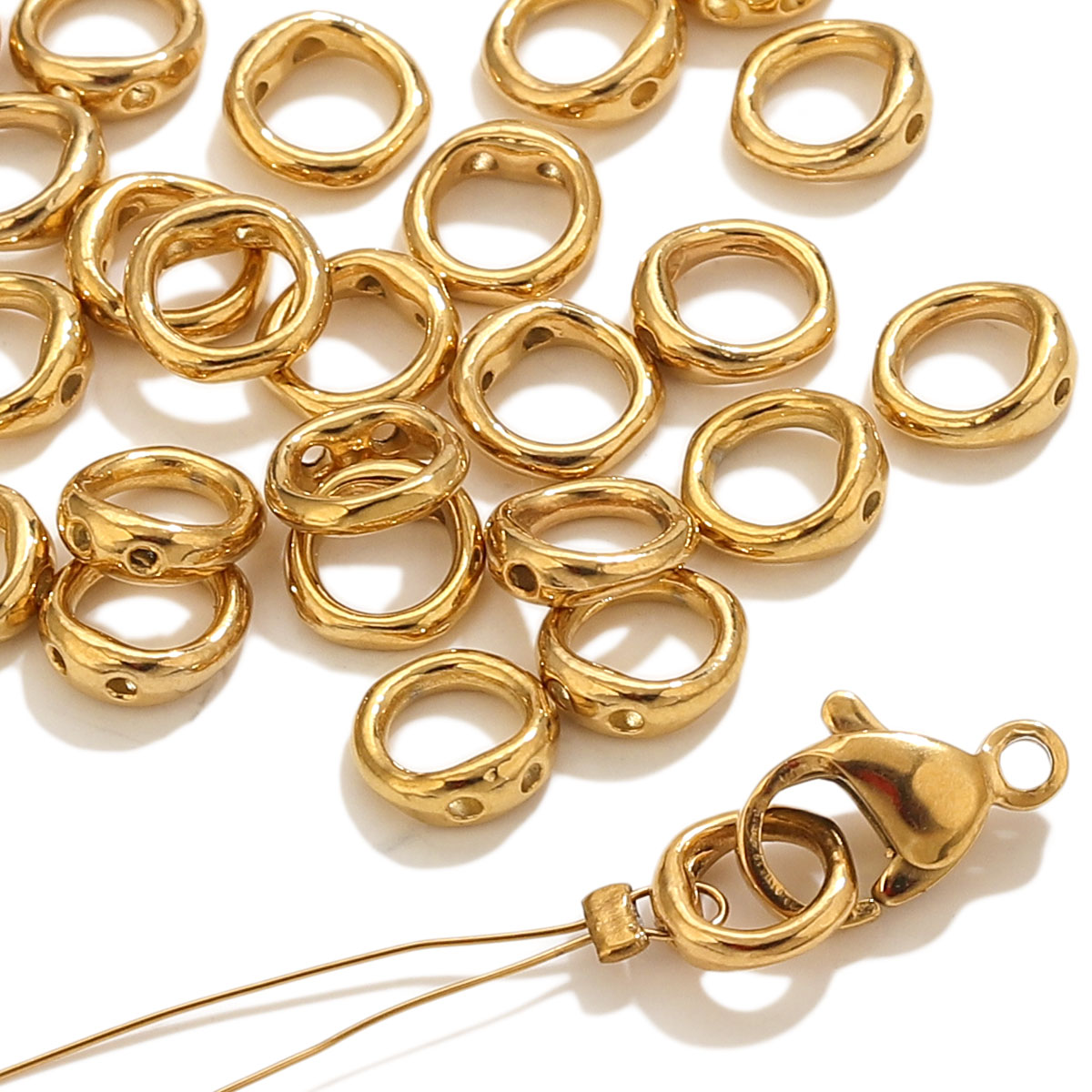 Jewelry Making Parts - 20 Buah Kait Konektor Ujung Gesper