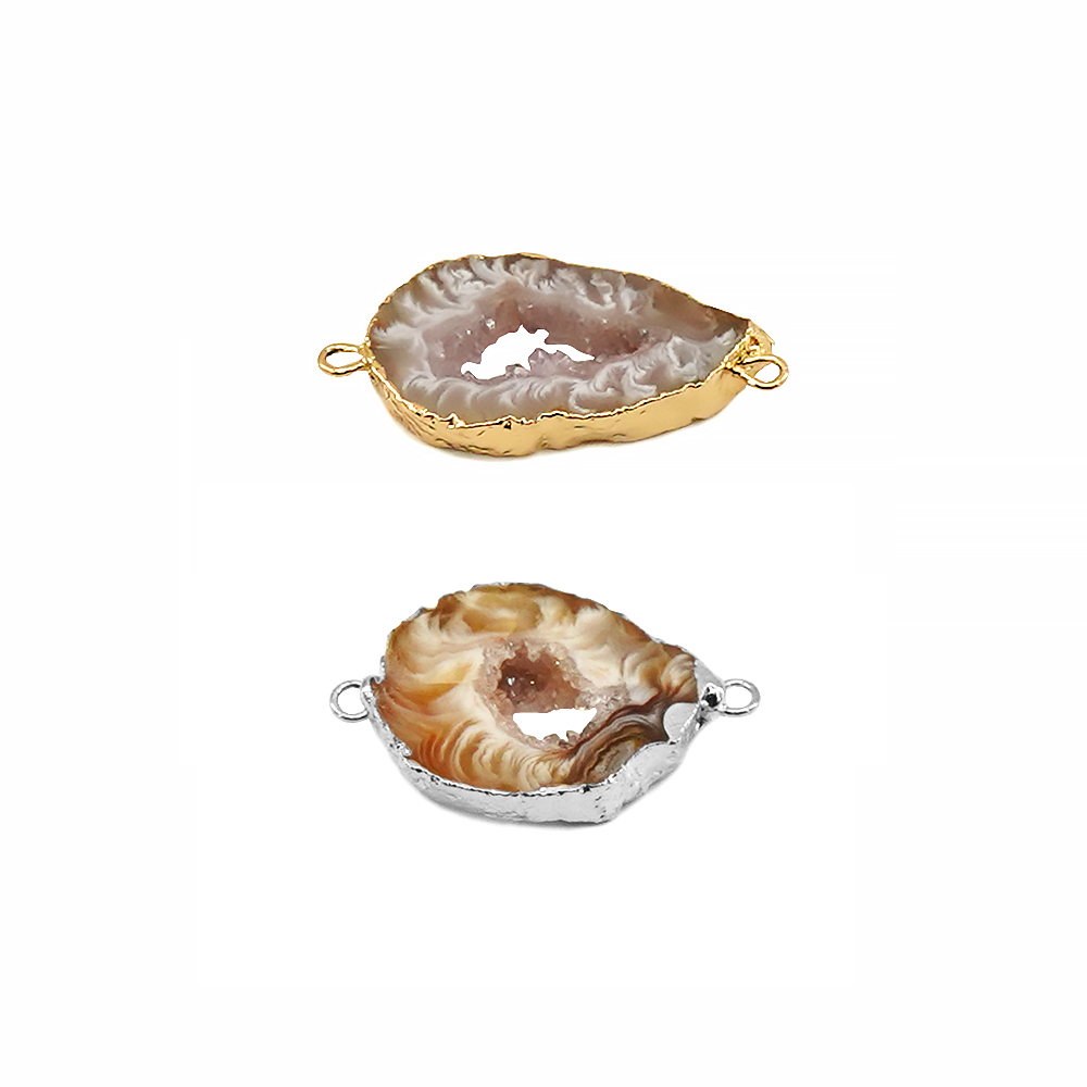 Jewelry Making With Stones - Pesona Konektor Batu Druzy Geode Batu