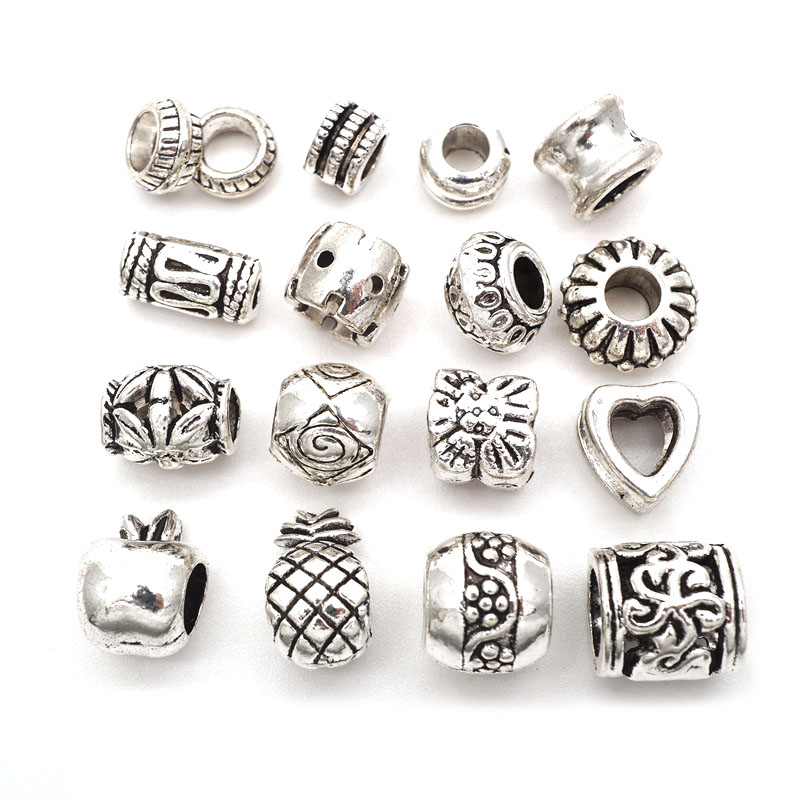 Jewelry Making In Bali - 20 Buah Manik-Manik Spacer Logam Paduan