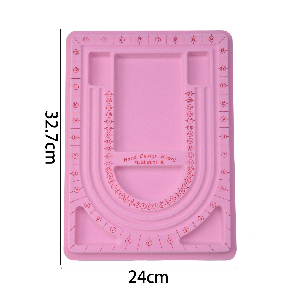 Jewelry Making Techniques - Papan Manik-manik Flockeda Warna-warni untuk Gelang