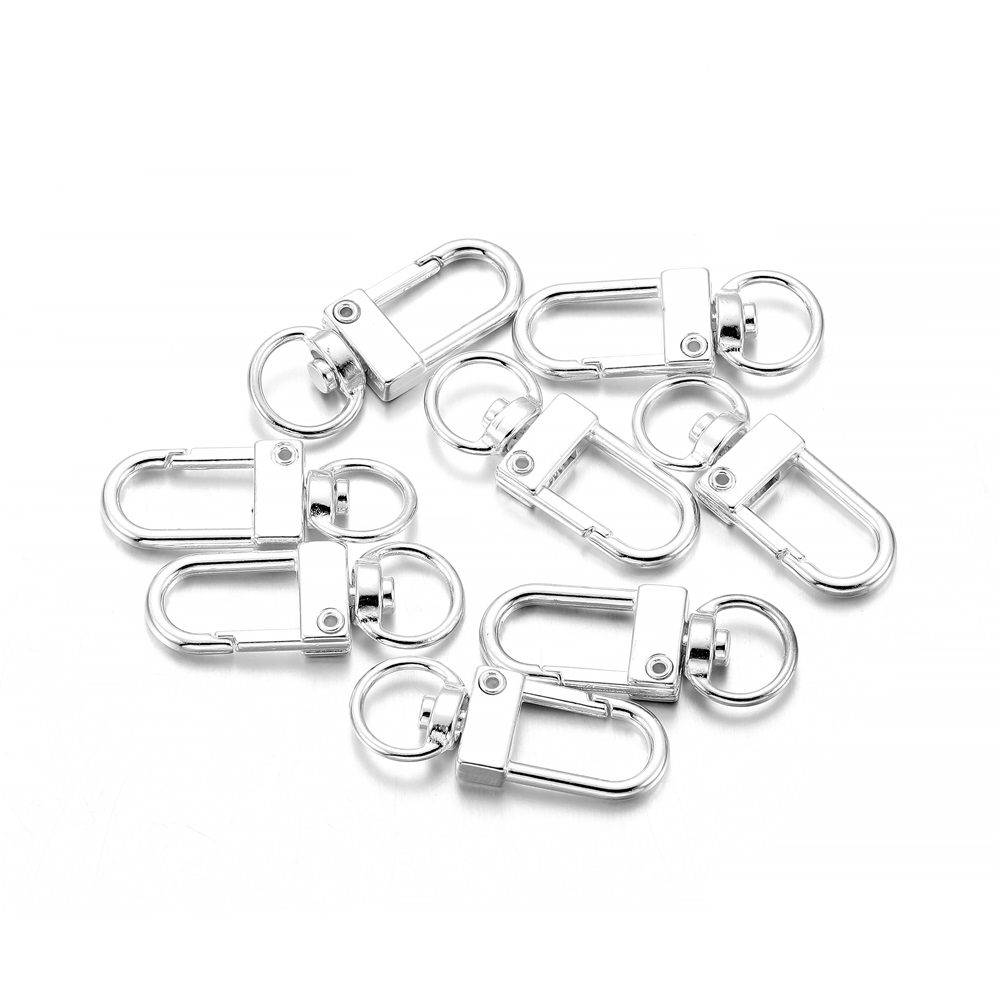 10pcs/pak Pengait Lobster Puta - Jewelry Making Ideas ulasan dan harga
