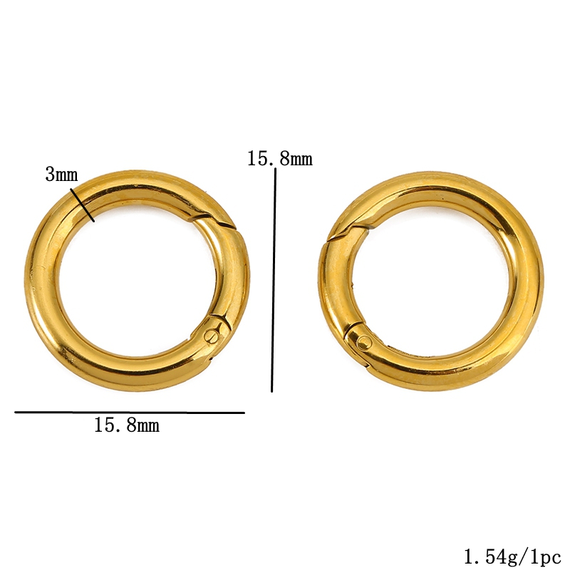 2 Buah Gesper Baja Tahan Karat - Jewelry Making Ideas ulasan dan harga