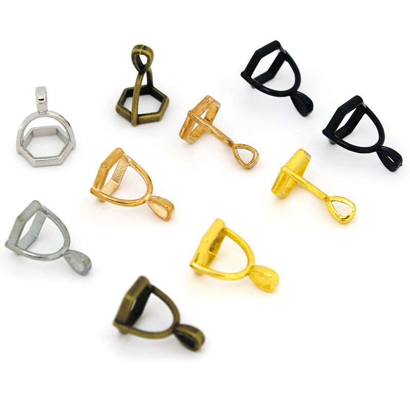 20 Buah Topi Batu Permata Heks - Jewelry Making Parts ulasan dan harga