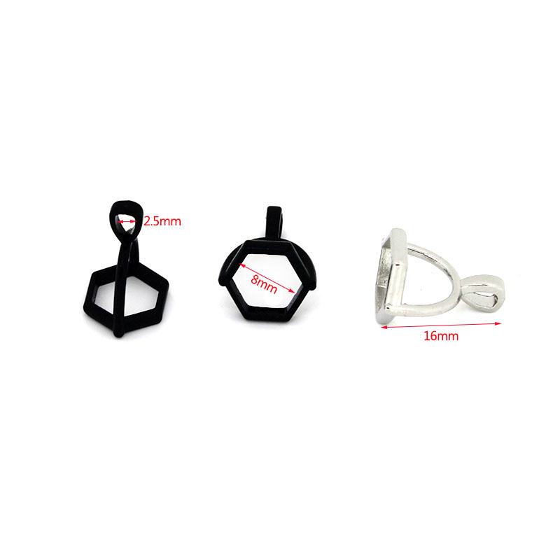 20 Buah Topi Batu Permata Heks - Jewelry Making Parts ulasan dan harga