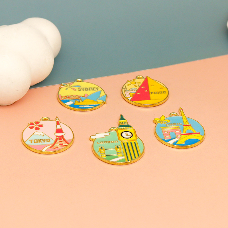 10pcs Gantungan Kunci Enamel W - Jewelry Making Tokyo ulasan dan harga
