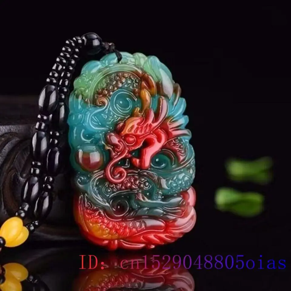 Kalung liontin naga giok asli, - Jewelry Making With Stones ulasan dan harga