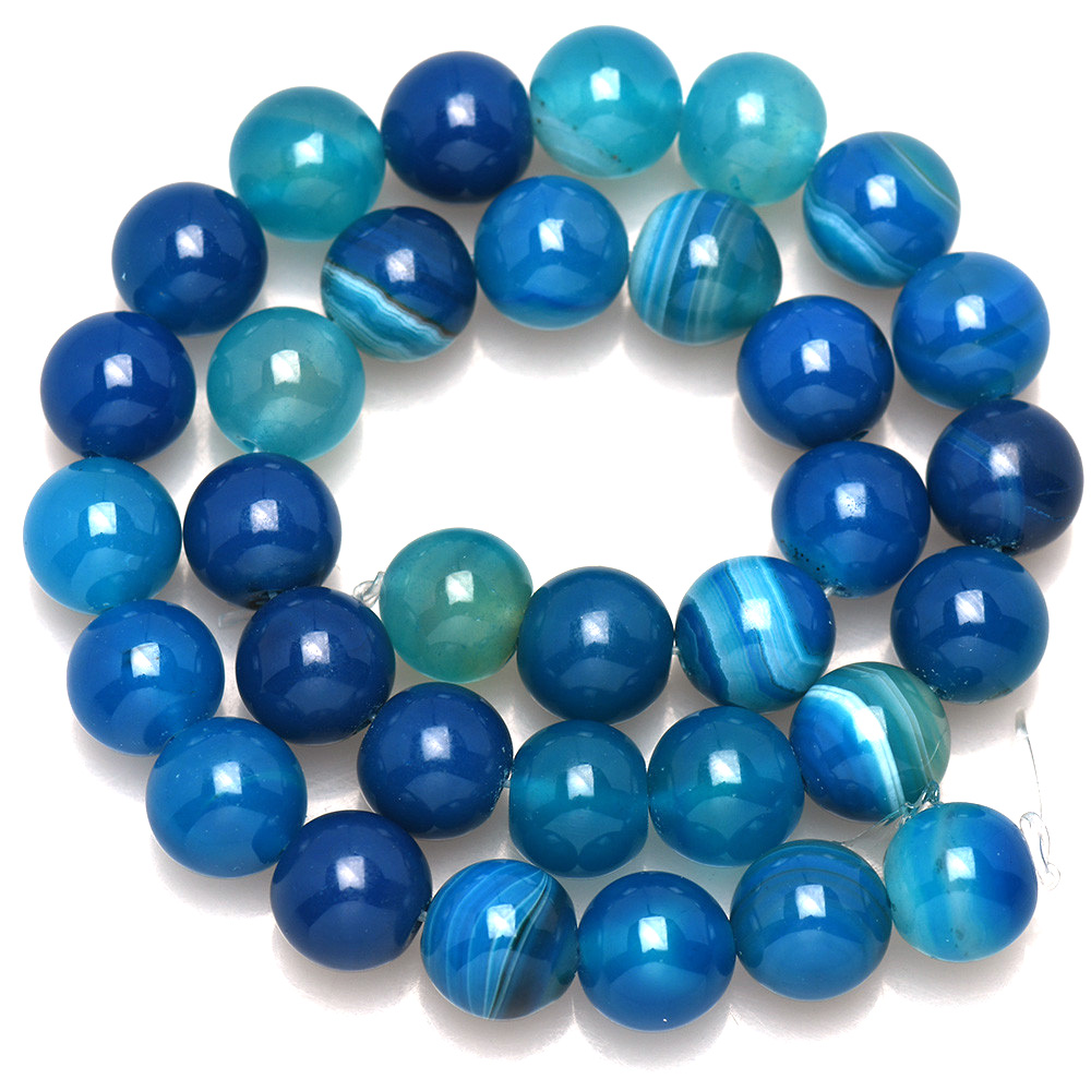 Batu Alam Berpita Biru Renda A - Jewelry Making With Stones ulasan dan harga