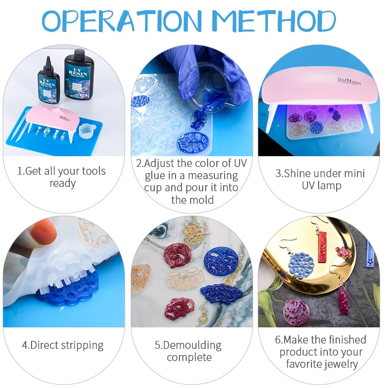 Kit Lem Resin UV Keras Lem UV  - Jewelry Making Techniques ulasan dan harga