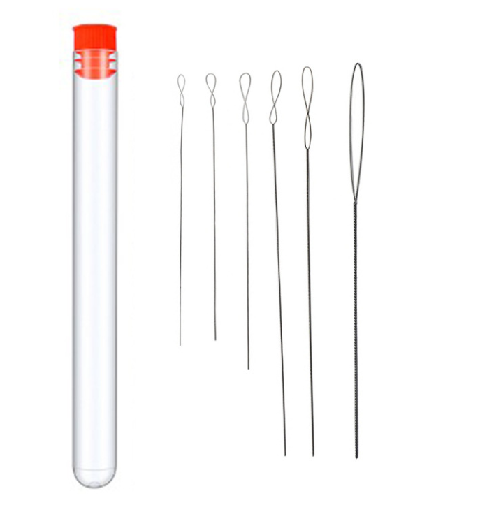 6pcs/lot Jarum Oar 0.15-0.7mm  - Beading Needle Fine ulasan dan harga
