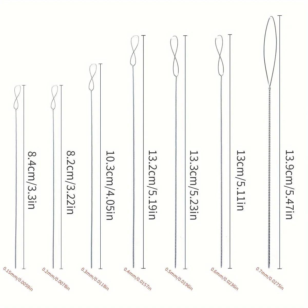 7 Buah/Set Jarum Manik Baja Ta - Beading Needle Fine ulasan dan harga