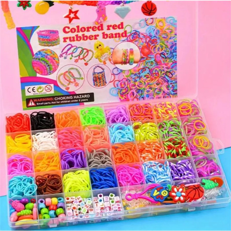 4300+ pcs 32 Warna Karet Gelan - Jewelry Making Kit ulasan dan harga