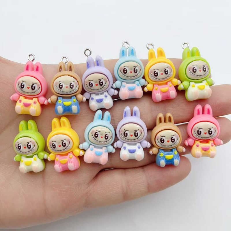 10Pcs Gantungan Resin Rumah St - Jewelry Making Parts ulasan dan harga