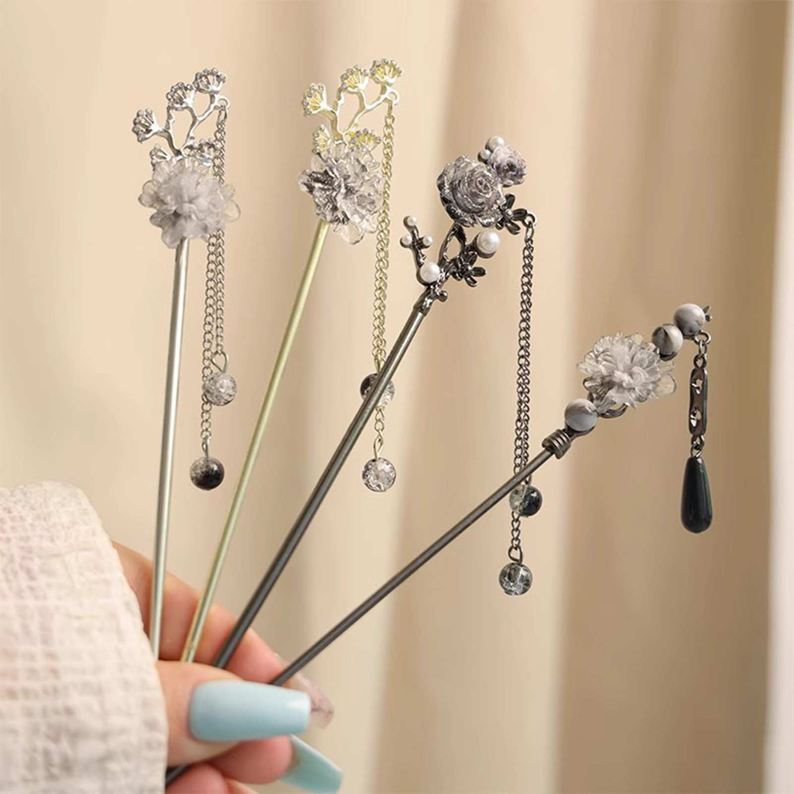 Tusuk Konde Bunga Elegan, Jepi - Jewelry Making Parts ulasan dan harga