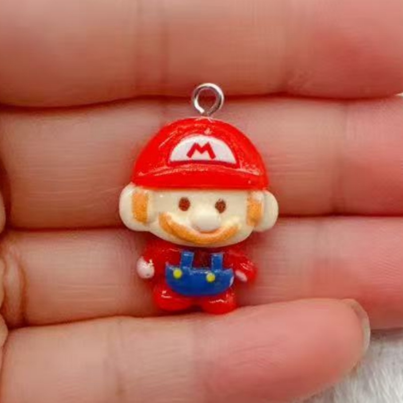 10 buah liontin kartun resin,  - Jewelry Making ulasan dan harga