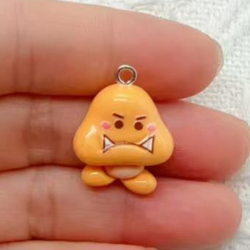 10 buah liontin kartun resin,  - Jewelry Making ulasan dan harga