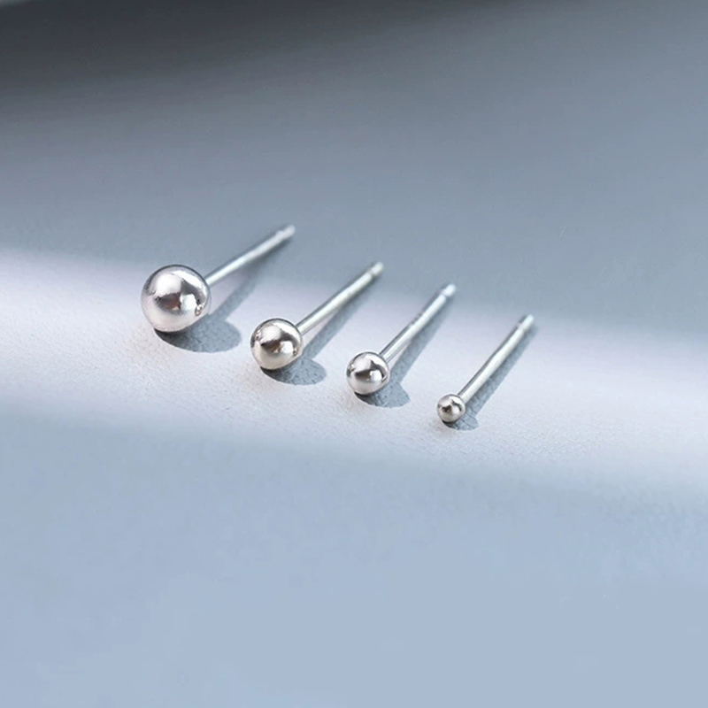 Anting Tusuk Perak 925 Unisex  - Beading Needle Fine ulasan dan harga