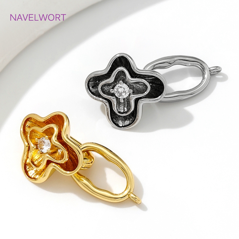 Aksesori gesper konektor jepit - Jewelry Making Articles ulasan dan harga