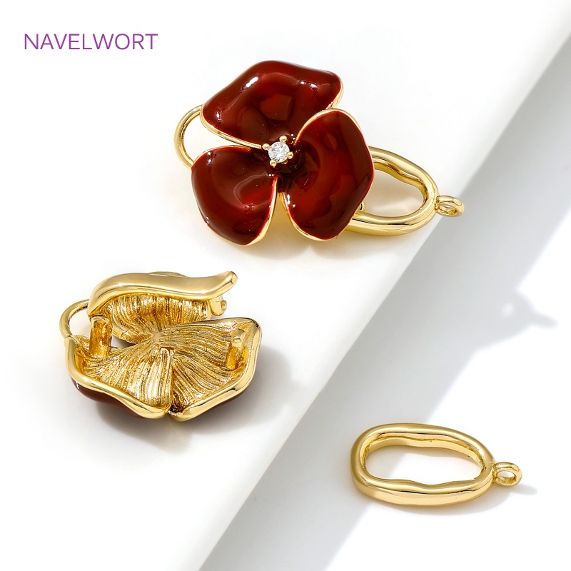 Aksesori gesper konektor jepit - Jewelry Making Articles ulasan dan harga