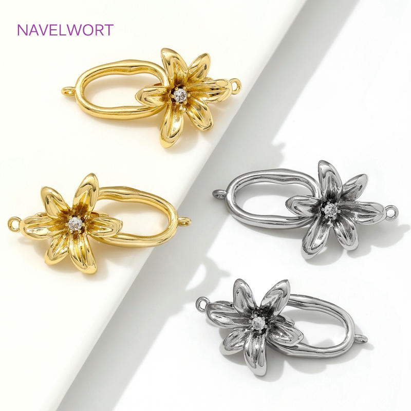 Aksesori gesper konektor jepit - Jewelry Making Articles ulasan dan harga