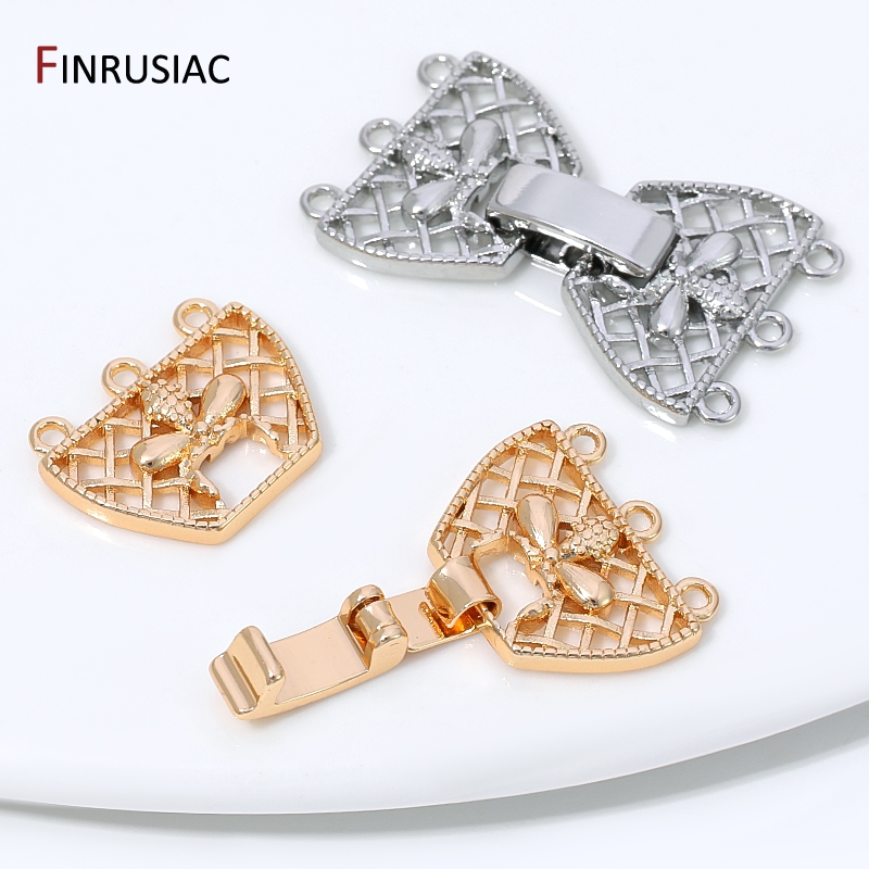 Konektor Kancing Mutiara 3 Bar - Jewelry Making Articles ulasan dan harga