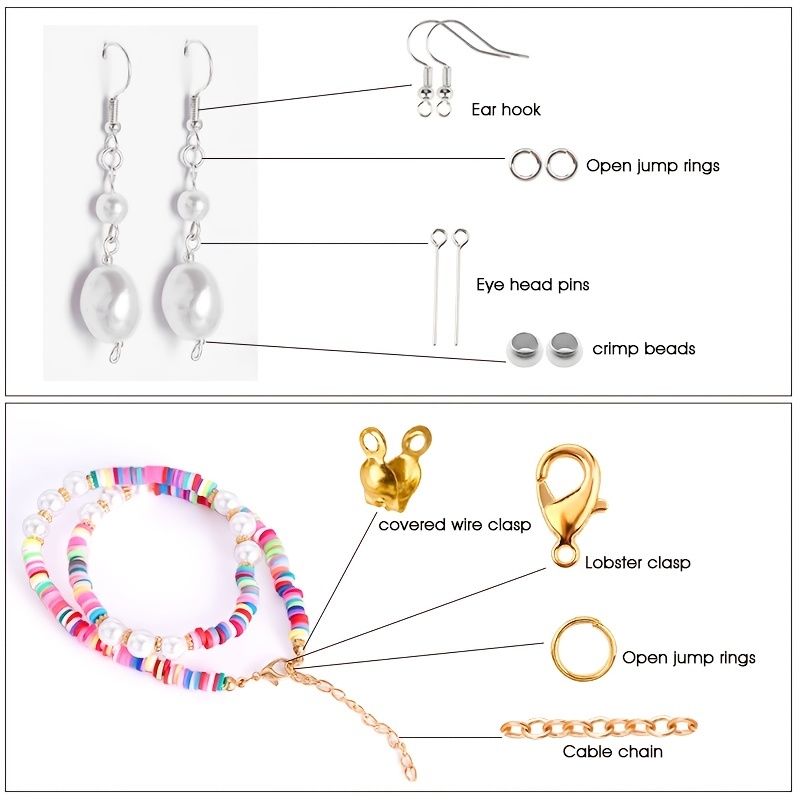 1420pcs 1 kotak Set Perlengkap - Jewelry Making Kit ulasan dan harga